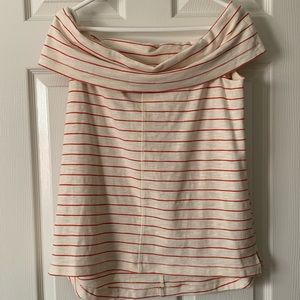 Lou & Grey off the shoulder top M NWOT